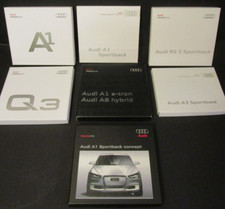 7 x Audi Media Info 2008/2011: A1, 2 x A1 Sportback,Q3, A1 e-tron, A3 + RS3 Spor
