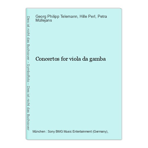Concertos for viola gamba - viola,