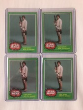 (4x) 1977 Star Wars Luke Skywalker Rookie RC #255