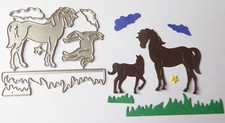 Stanzschablone Stanzform Pferd