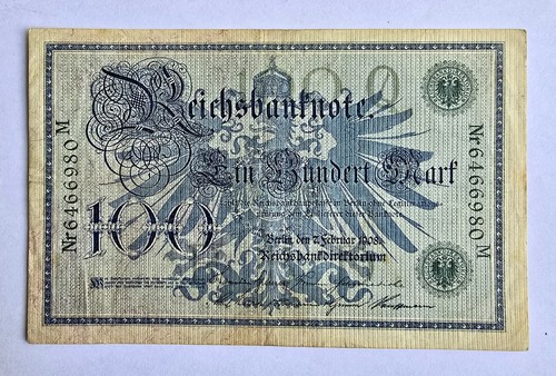 100 mark reichsbanknote - 100, 7