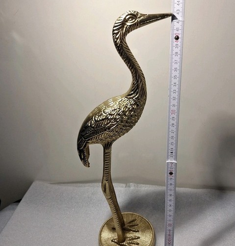 Reiher bronze figur - bronze, kranich