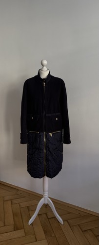 Dunkelblauer steppmantel von - steppmantel,