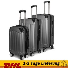 M-L-XL ABS Kofferset Hartschalenkoffer 3-Teilig Trolley Reisekoffer Rollkoffer