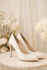 Brautschuhe Hochzeitsschuhe HEIRAT catwalk Größe 41 Weiss