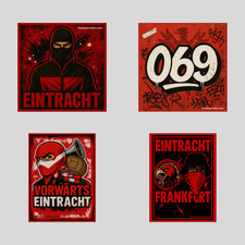 Frankfurt Aufkleber Ultras