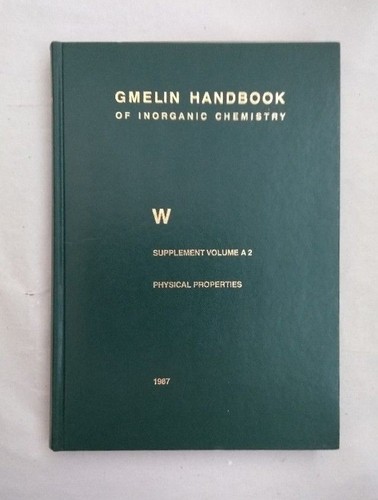 Gmelin handbook inorganic - of,