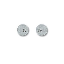 Ohrstecker rund Zirkonia 925/-