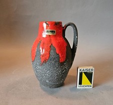RARE vintage SCHEURICH  414-16 Keramik Vase fat lava fatlava wgp 60er 70er Jahre