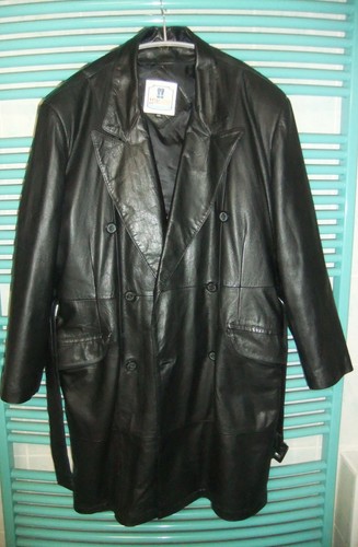 Ledermantel schwarz xxl - ledermantel,