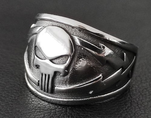 Totenkopf ring edelstahl - ring,