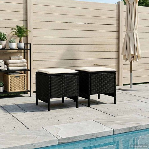 Garten fußhocker mit kissen - garten-fußhocker, 2