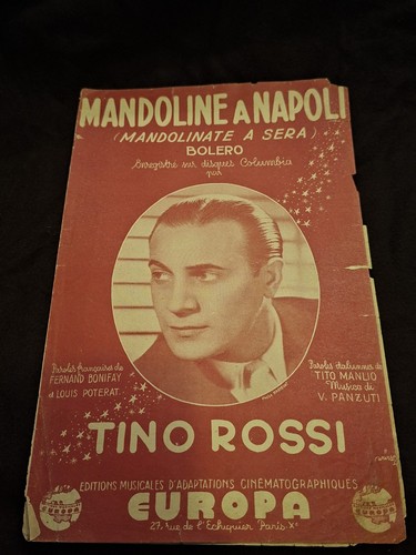 Notenblatt mandoline napoli - mandoline,