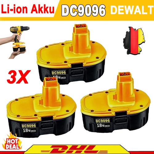 Akku für dewalt 18v xrp - 3x,