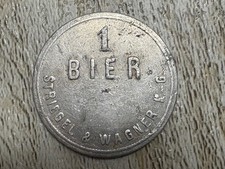 Biermarke Striegel & Wagner Striwa Wehrmacht 1930er Jahre Jeton Lichtenfels