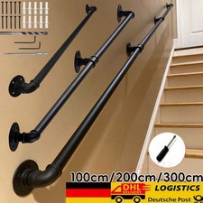 100 - 300cm Handlauf Treppengeländer Geländer Wandhandlauf Wasserrohr Handlauf