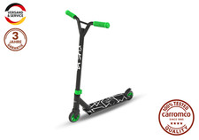 CARROMCO STUNT SCOOTER ACTION RIDER 100 Stunt Roller Tretroller Kickscooter grün