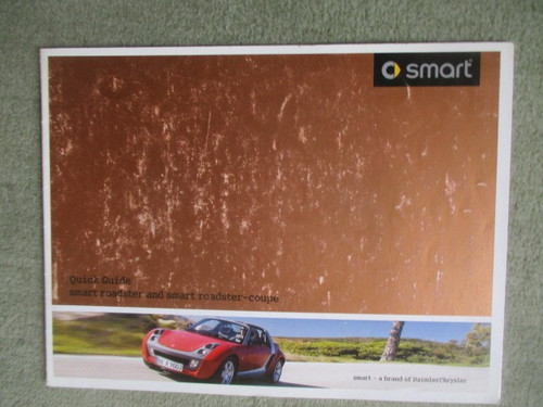 Smart roadster coupé quick - smart, +coupé