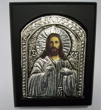 Jesus Christus Pantokrator Metall Oklad Ikone Christ Icon Icono Icone Ikona