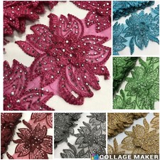 Blumen Spitze Steine Borte