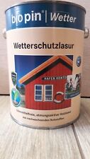 BioPin Wetterschutzlasur 2,5L Holzfarbe Holzlasur Holzschutz (A809)
