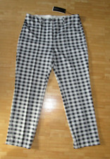 Marc Cain Hose dunkelblau/weiß kariert Gr. N5/N6-42/44, NEU mit Etikett!!!