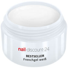 UV-Gel French-Gel weiß 15ml mittelviskos Maniküre Soft natur milchig Nail Art