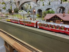 KATO Bernina Express Set 4tlg in N mit Beleuchtung und Pufferkondensator