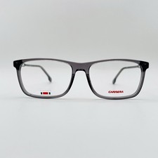 Carrera Brille Damen Herren eckig grau transparent klassisch schlicht 225 NEU
