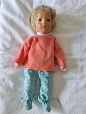  Käthe Kruse Puppe 36 cm 1960/1965, in Original-Kleidung, 