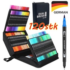Dual Brush Pen Set 120 Farben