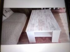 Couchtisch Weiß Platte In Shabby Chick, Sehr guter Zustand. L.117/Br.72/H.45cm