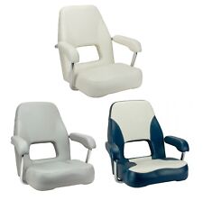 Bootssitz Bootsstuhl Steuerstuhl "AMMERSEE" FlipUp Kunstleder Motorboot Yacht