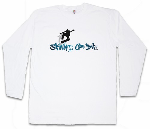 Skate die langarm shirt - or,