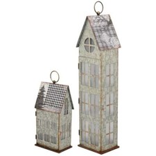 Häuser mit LED & Timer