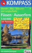 Kompass Wanderkarte: Füssen -