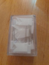 25 weisse Landkartennadeln Fähnchen Pinwand