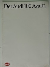 Audi Katalog Händlerstempel Der neue Audi 100 Avant 1/84 FT-817