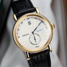 Chronoswiss Delphis 1421CH 18k Gelbgold Herrenuhr - Box + Umkarton