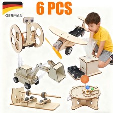 6-in-1 Experimente für Kinder ab 8-14,Elektronik Baukasten, Experimentierkasten