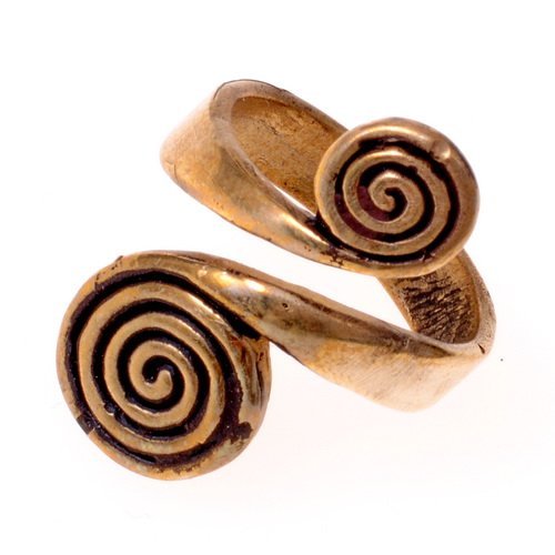 Fingerring spirale kelten - fingerring, "spirale"