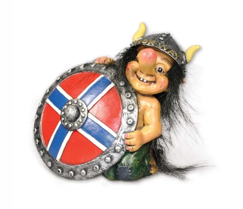 Norwegischer troll storskjold - troll,