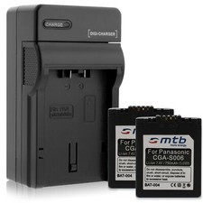 2 Akkus CGA-S006 + Ladegerät