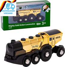 BRIO World 33630 Goldene Batterielok Mit Licht Und Sound - Mit Auskoppel-Funktio