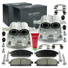 Bremssättel Bremsbeläge Bremsklötze Set vorne für Nissan X-Trail T30 2.0 2.2 2.5