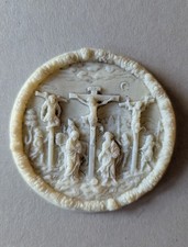 Wachsrelief, "Kreuzigung