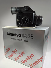 Mamiya 645E inkl. Prismensucher + Sekor C 2,8/80 N Objektiv mit OVP