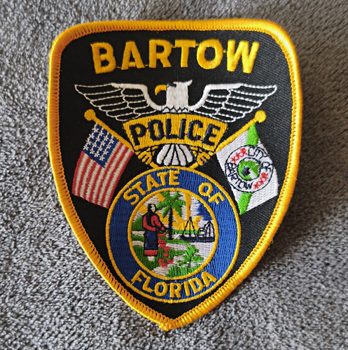 Bartow police stoffabzeichen - bartow,