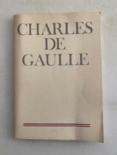 Alte Plakette der Gedenkstätte CHARLES DE GAULLE 1973