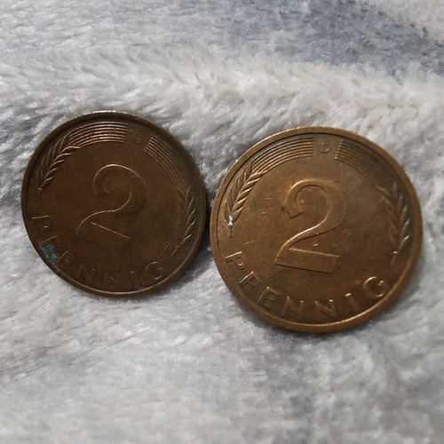 Brd pfennig münzen - brd, pfennig-münzen